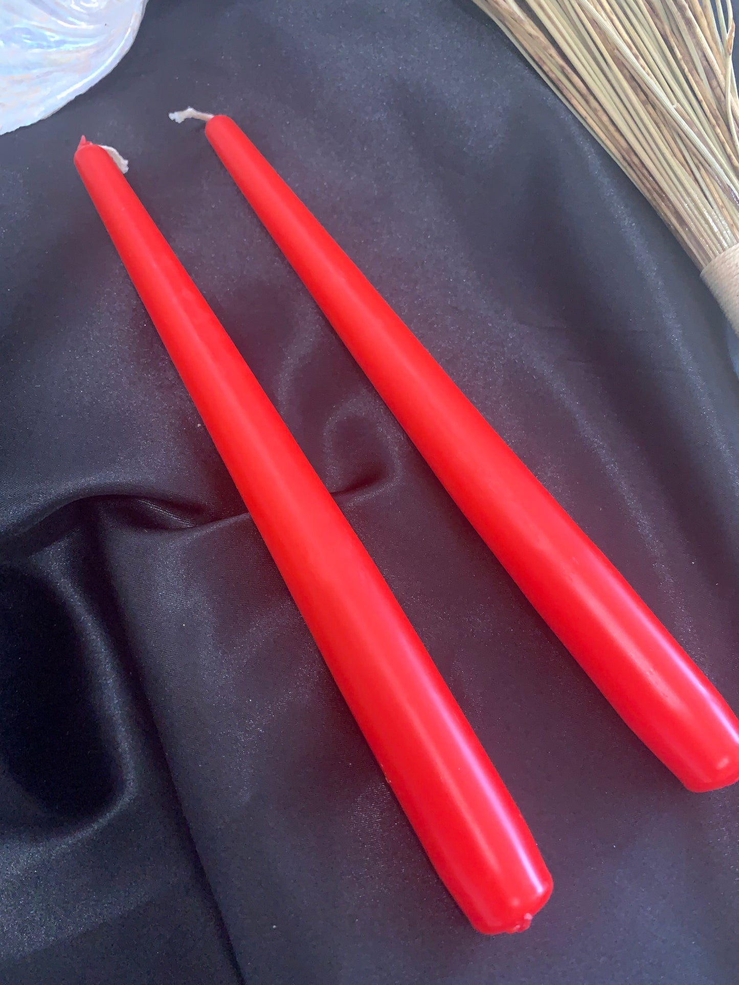 10" Red Candles for Magic