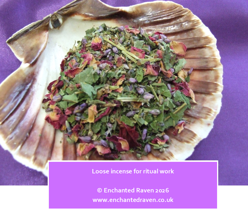 Handmade loose incense blend for prosperity ritual work