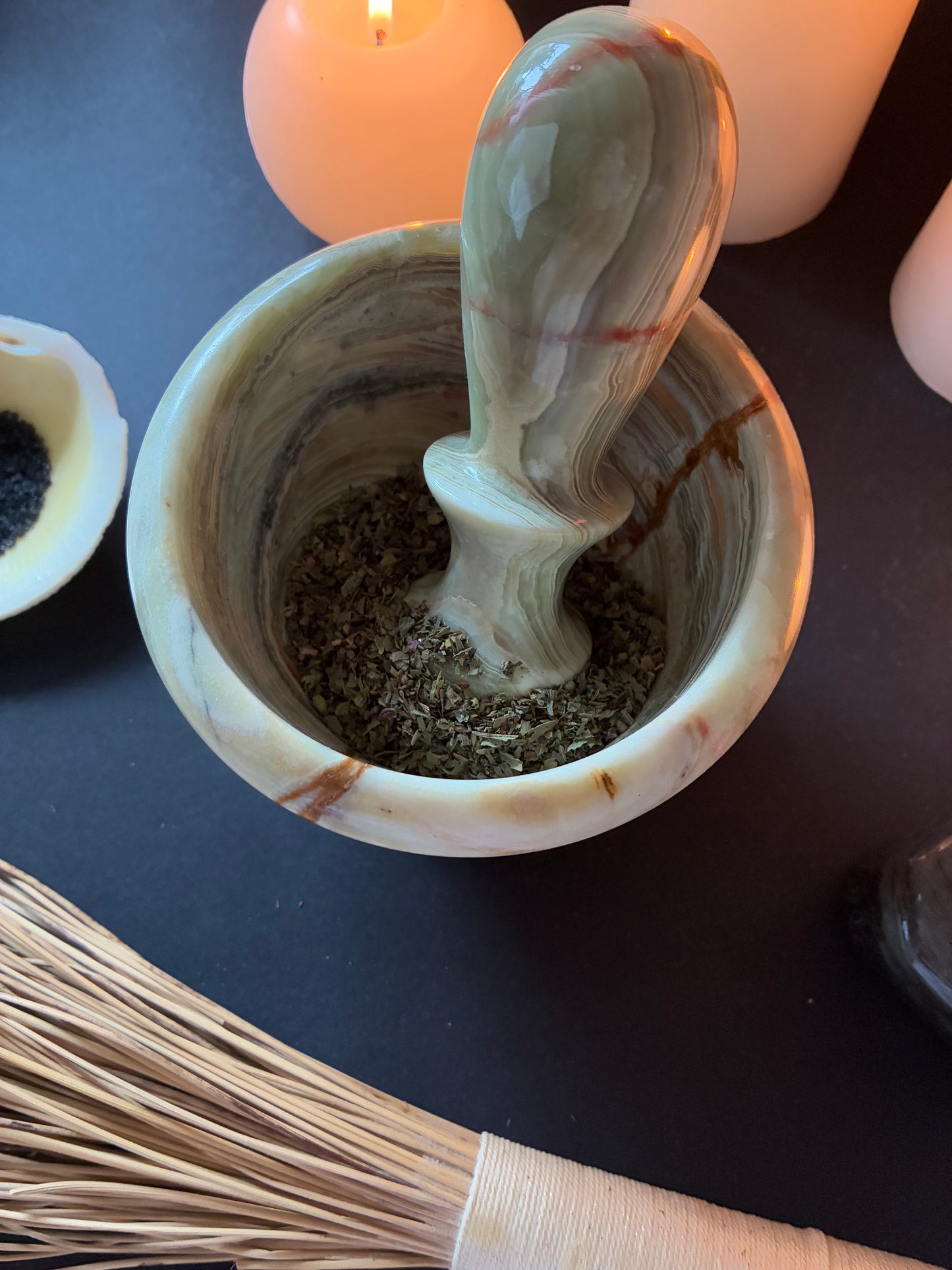 Basil Burning Herb for Witchcraft, Love & Prosperity Magic