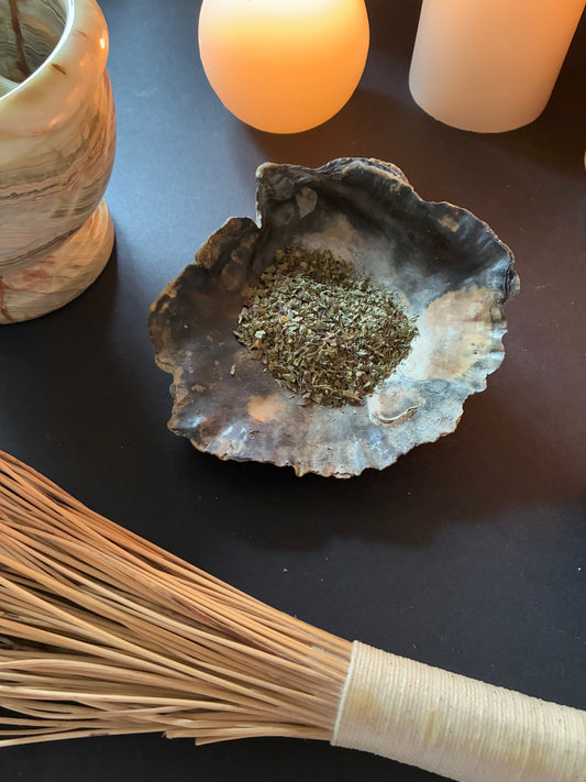 Basil burning herb for love