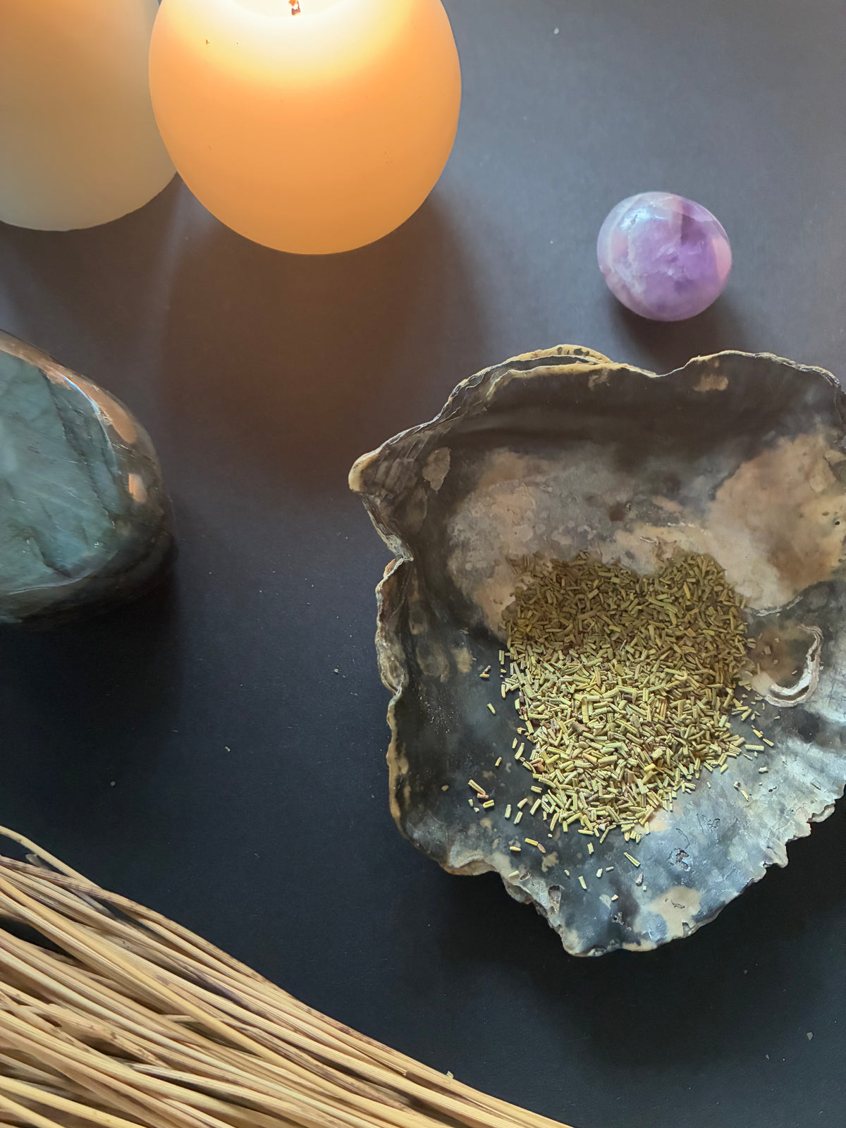 Dried rosemary herb